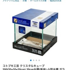 水槽コトブキ 20センチキューブ美品の画像