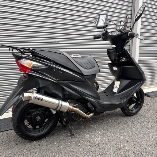 4306.人気小型　アドレスv125s BEaMSマフラー、カスタムシート付属　千葉県柏市　即日配送、自走引き取りも可能 4306.人気小型アドレスv125s BEaMSマフラー、カスタムシート付属千葉県