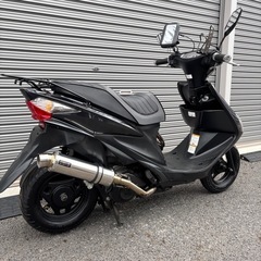 4306.人気小型　アドレスv125s BEaMSマフラー、カスタムシート付属　千葉県柏市　即日配送、自走引き取りも可能の画像