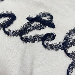しまむら✨今年購入✨文字レース✨肩リボン✨半袖Tシャツ✨の画像
