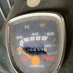 スーパーカブ12v C50車庫保管 の画像