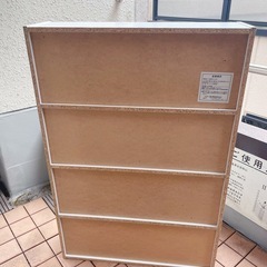 カラーボックス　本棚　ホワイト　の画像