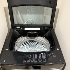  美品洗濯機　ブラックの画像