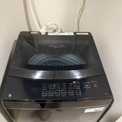  美品洗濯機　ブラックの画像