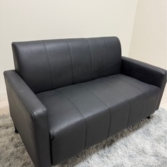 美品2人掛けソファー　レザーの画像