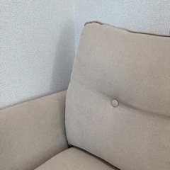 ニトリ　ソファー　ローソファにもなるコンパクトソファ(Nパック4 BEの画像