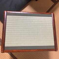 未使用品　畳　椅子　引き出し付き台の画像