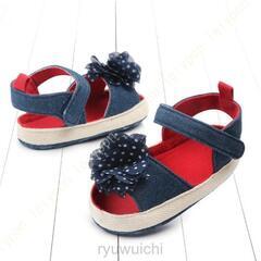 デニムベビーサンダル/12cm（新品）の画像