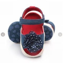 デニムベビーサンダル/12cm（新品）の画像