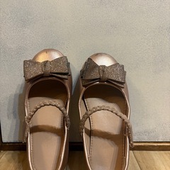 子どもキラキラパンプス約18cmの画像