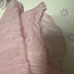 75cm×400cm ピンク くしゅくしゅ生地の画像