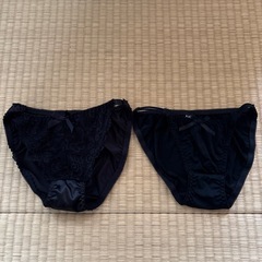 黒パンティー２枚セット