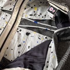 Numero Unoセットアップ スーツ チェックグレー ダブル46-48の画像