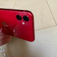 美品　Apple iPhone 11 レッドRED 本体　64GB simフリーの画像
