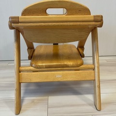 テーブル付き 椅子  
ローチェア の画像