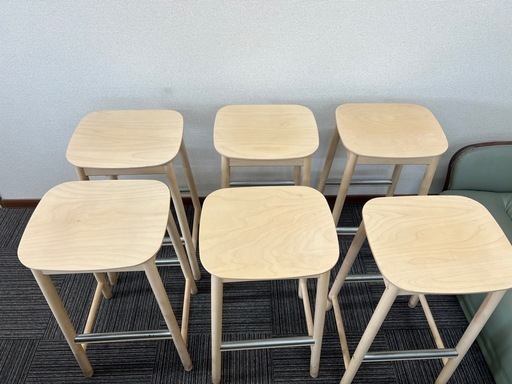 ＩＫＥＡ　イケア　RONNINGE　カウンターチェア　バーチェア　スツール　６脚