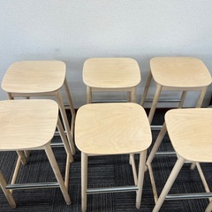 ＩＫＥＡ　イケア　RONNINGE　カウンターチェア　バーチェア　スツール　６脚の画像