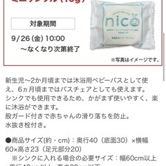 無料　アカチャンホンポ限定　ベビーバスの画像