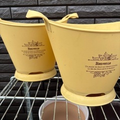 決まりました
【植木鉢セット　ブリキ鉢あり秋からのガーデニングに｜500円】の画像