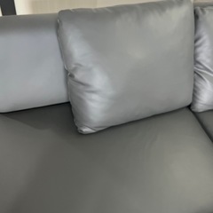 【値下げしました】コーナーソファー 三人掛けの画像