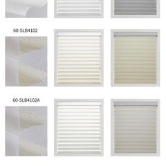 【新品未使用】遮光・調光ロールスクリーン つっぱりタイプ（立体式）チェーン式　幅132cm × 高さ110cmの画像