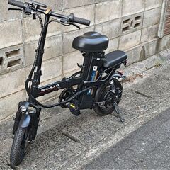 折りたたみ式電動自転車の画像