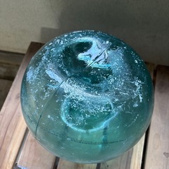 ガラス玉大小2個まとめの画像