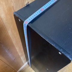 カラーボックス　くろ黒の画像