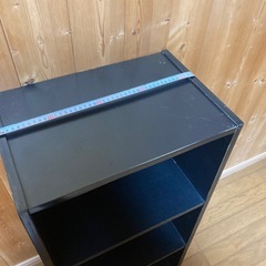 カラーボックス　くろ黒の画像