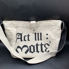 E367 G-DRAGON MOTTE Official Goods Cross Bag 大き目　ショルダーバッグ　コットンバッグ　メンズレディース　トートバッグ　クロスボティの画像