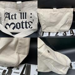 E367 G-DRAGON MOTTE Official Goods Cross Bag 大き目　ショルダーバッグ　コットンバッグ　メンズレディース　トートバッグ　クロスボティの画像