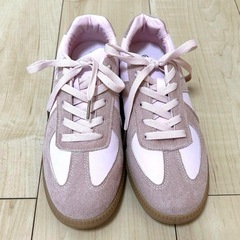｟新品未使用｠スニーカー ピンク 23.5 cm の画像
