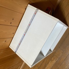 カラーボックス　白　２段の画像