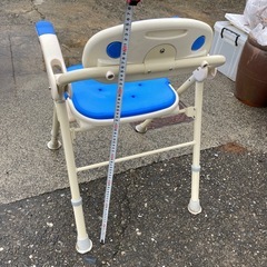 中古　安寿　シャワーチェア　肘掛け　介護用　　風呂の画像