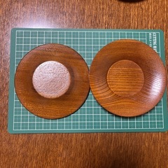 木製の茶托８枚の画像