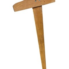 【古い、レトロ】T型定規　木製　75cm様の画像