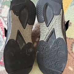 asics 綱引き用シューズ ブラック　37cm 23cmの画像