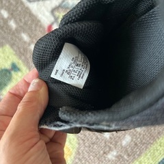 asics 綱引き用シューズ ブラック　37cm 23cmの画像