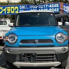 本土仕入れ車！青と白の２トーンカラー！スズキ　ハスラー