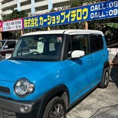 本土仕入れ車！青と白の２トーンカラー！スズキ　ハスラーの画像
