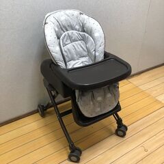 Aprica ユラリズム はりねずみ ベビーチェア／バウンサー ハイロー チェア 【糸島市内 送料無料】75088-1-005の画像