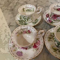 Royal Albert Sweet Pea ティーカップセットの画像