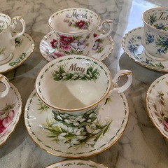 Royal Albert Sweet Pea ティーカップセットの画像