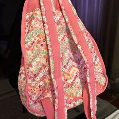 花柄リュック・バックパック　レスポートサック 高さ40マチ18センチの画像