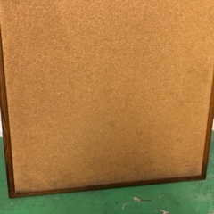 コルクボード 長期保管品 サイズ約60 x 90cm フレーム付きの画像