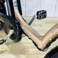 2877ブリヂストン3人乗り20インチ子供乗せ電動アシスト自転車の画像