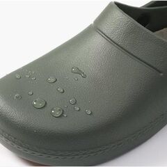 NOZARU クロッグサンダル メンズ用 グリーン 定価3300円の画像