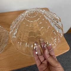 貝殻ガラス皿3枚の画像