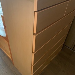 ベット１つ　タンス　学習机　無料の画像