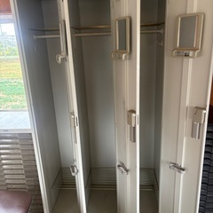 3人用 ロッカー 鍵付きの画像